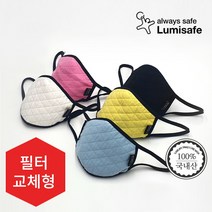 루미세이프 필터교체형 마스크 kc인증 고급 순 면 국내 제작 성인 초등학생 중고등학생