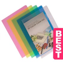 현풍 마이다스/A4 PP L홀더(10매) 55L 투명, 파랑, 1개