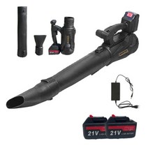 BENSTER 초강력 송풍기 무선 대포 블로워 충전 낙엽, 고출력 프리미엄 6.0Ah 1개