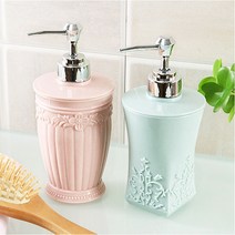 물 비누 디스펜서 샴푸통 린스 바디샤워 욕실 소품, 1_A60173_핑크, 핑크
