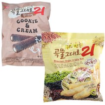 [퀴클리몰] 곡물그대로21 오리지널맛 500g + 쿠키앤크림맛 480g/크리스피롤/총 980g
