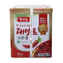 해찬들 태양초골드고추장14kg/고추장/맛있는고추장 /재래식고추장 / 재래고추장 /고추장도매 /업소용고추장 /대용량식자재 /업소용식자재, 해찬들 태양초골드고추장14kg