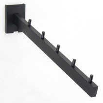 벽옷걸이 코끼리행거5단 블랙