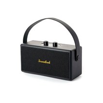 사운드룩 SL-BR200 휴대용 블루투스 스피커 FM라디오 TF USB재생 2채널 20W, 블랙