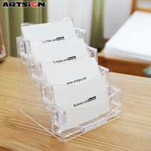 아트사인 4단 아이홀더 명함꽂이 4507/4514/4521/명함케이스/명, 4521 검정4단 1개입
