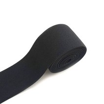 패브릭샵 의류밴드 허리밴딩 베이직50mm 3컬러, 블랙