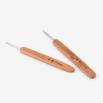 10종 원목 코바늘 뜨개질 바늘 세트 뜨기 수세미 핸들커버