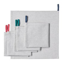 이케아 그루페라 냅킨 6P 화이트블랙 33x33cm 면100%, 이미지참조