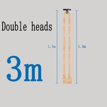 라탄 전등갓 등갓 빈티지 대마 로프 펜던트 조명 레트로 로프트 산업 교수형 램프 크리 에이 티브 컨트리 스타일 에디슨 전구 램프 홈 조명 장식, 더블 헤드 3m, 천정판이 있다