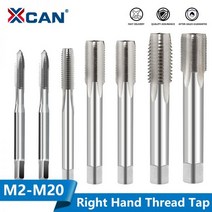 XCAN-오른손 나사 탭 HSS 기계 플러그 1 개 메트릭 드릴 도구 M2 M2.5 M3 M4 M5 M6 M7 M8 M10 M12 M14 M15, M9x1