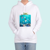 ATOGATO 제주 힐링여행 스쿠버다이빙 맞춤 후드티