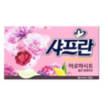 샤프란 아로마시트 섬유유연제 핑크 센세이션, 4개, 30매