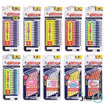 덴탈프로 치간칫솔 I자형(15개입) / L자형 (10개입) 12종 (0 1 2 3 4 5호), L자형(10개입), 5호