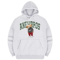 [어뉴브로스/오늘출발] 마스크베어리 오버핏 여성 후드티 후드 티셔츠 커플 빅사이즈 ZAIS_0002