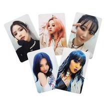 5 개/대 Kpop GI-DLE 카드 앨범 I NEVER DIE LOMO 팬 HD 인쇄 Photocards 컬렉션 선물 엽서, [01] OSS24285KP1