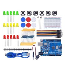 아두이노 센서 키트 uno + wifi r3 용 스타터 arduino uno r3 개발 보드 용 atmega328p 칩 ch340g diy 학교 교육 실험실, 우노 r3와 함께
