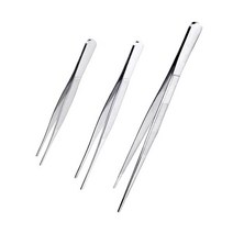 주방 핀셋 스테인리스 스틸 후드 65인치 85인치 12인치 키친핀셋 요리용 고내구쉐프핀셋 정밀톱니팁 요리 공예 수리 해산물 BBQ용