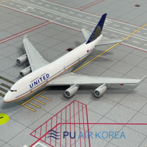 비행기 모형 다이캐스트 1:400 항공기 모형 대한항공 아시아나항공 외 28종 16cm 1:400, 유나이티드 B747