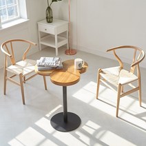 Y체어 원목의자 와이체어 디자인 식탁의자 라탄 인테리어, 01_내추럴