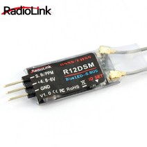 Radiolink R12DSM 2.4G 12 채널 미니 RC 수신기 SBUS/PPM RX for AT9 AT9S AT10 AT10II 송신기 FPV Racing Drone