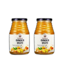 카페베네 과일청 꿀 생강차 1kg2병, 단일총 수량