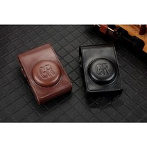 리코 GR2 GR3 전용 카메라 케이스 파우치, 블랙(GR로고)