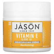 Jason Natural (제이슨 내추럴) 리바이탈라이징 비타민 E 보습 크림 5 000IU 113g(4oz)