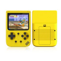레트로게임기 가정용 오락기 고전게임기2.8 인치 레트로 FC 500 In 1 비디오 게임 콘솔 GameBoy Pocketgo C, 01 yellow