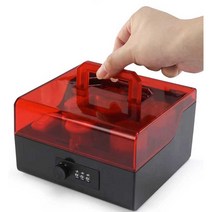 직인 도장 케이스 날짜 칭찬 회사 인감 파우치 보관함, 4그리드 화이트골드