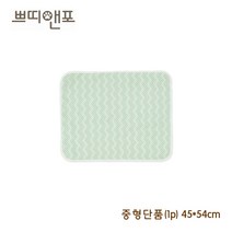 쁘띠앤포 [간단패드]수의사와 공감하고 개발한 강아지 빨아쓰는패드(중형 1장) 배변패드, 1장
