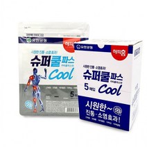 해피홈 슈퍼쿨파스5매입, 5매, 1개