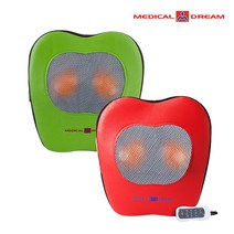 [메디칼드림] 프리미엄 애플 손지압 국산 온열마사지기 MD-7778, 그린