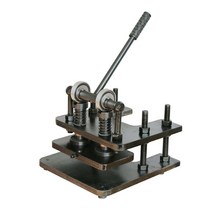 수동 톰슨기 프레스 몰드 커팅 압축 성형기 평판 다이, 스로트싱글휠(플레이트180x120mm)40kg
