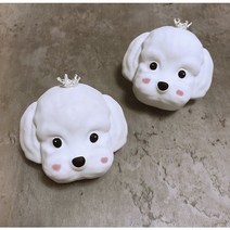 [3월 봄]말티즈(2d) 차량용 가정용 석고방향제, 선물포장, 블랙체리