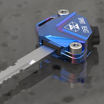 슈퍼커브 벤리110 전용 커스텀 올컬러 키케이스 고급알루미늄 HONDA 열쇠케이스, 버닝블루