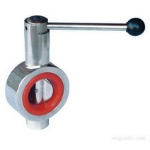 버터플라이밸브 위생 웨이퍼 버터 플라이 밸브 스테인레스 스틸 버터 플라이 밸브. ss304 크기 : 1 인치 dn25. 커넥터 웨이퍼, DN50 304