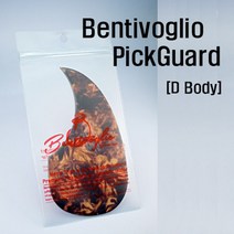 [벤티볼리오] 픽가드 옐로우플레임 (D바디용) -Thick / Bentivoglio Pickguard YellowFlame (D body) -Thick