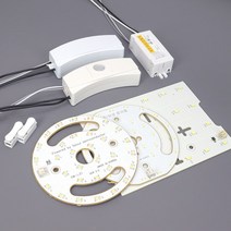 LED센서등 LED직부등 교체용 센서모듈 직부기판 리폼 모듈 DIY PCB, 신우 LED 직부 PCB세트, 주광색(6500K)