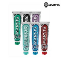 [MARVIS 마비스치약] 85ml (클래식스트롱 민트/아쿠아/자스민/아니스/시나몬/아마렐리), 시나몬 민트 85ml