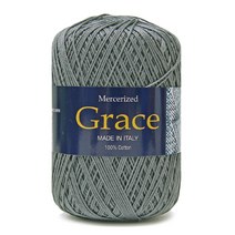 [니뜨] 그레이스실 (Grace)(70g) (10+1) + 뜨개실무료도안증정, 725(그레이)