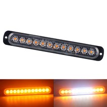 램프 자동차램프 LED후진등스트로보 스코프 12 LED 플래시 라이트 자동 12-24V 비상 깜박이 사이드 마커, 한개옵션1, 02 Blue-White-Blue