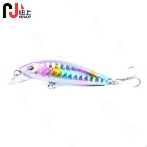 베이스트랩싱킹 플라스틱 미노우 트랩 하드 미끼 5.5cm-6.6g-12 # 송어베이스 크랭크베이트 레이저 낚시, 03 003