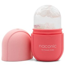 onic 얼굴 및 눈용 아이스 롤러 페이셜 큐브 페이스 스킨 케어 도구 괄사 마사지 미용을 위한 실리콘 몰드 (핑크), Pink