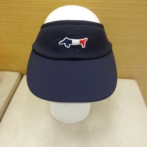 루이까스텔 SS봄여름 삼각 볼록 와펜 자수 선바이저 뉴코아일산 3LTCP305NW, W-화이트