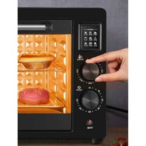 컨벡스오븐 전기 데크 제과 제빵 마카롱 바비큐 48L, 48L 블랙