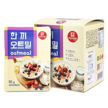 미이랑 한끼오트밀 500g 오트밀 죽 오버나이트 귀리 아침식사 대용, 24개