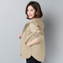 40대 50대 여성 엄마 옷 빅사이즈 40대 50대 봄 가을 심플한 자켓 재킷 코트