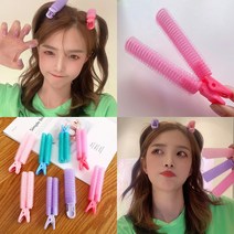 [1+1 증정] 초간단 여신머리 네추럴 볼륨 헤어롤 2개세트 구르프 집게핀 셀프파마 뿌리볼륨집게 셀프앞머리펌 롤빗 구루프 구루프 앞머리롤 롯드 볼륨집게 머리롤 머리웨이프 헤어그루프, 진핑크, 민트스카이