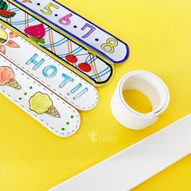 자동 요술 팔찌 10입, 실리콘, 1개