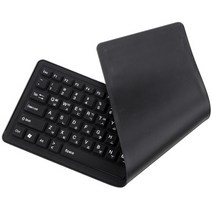 엠비에프 실리콘 롤 키보드 USB 103키 방수기능 블랙 MBF-ROLL103-BK
